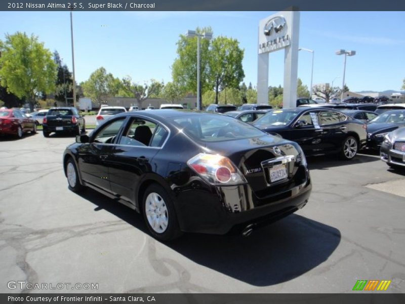 Super Black / Charcoal 2012 Nissan Altima 2.5 S