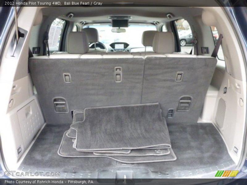 Bali Blue Pearl / Gray 2012 Honda Pilot Touring 4WD