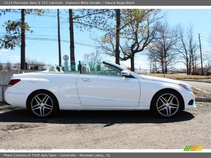 Diamond White Metallic / Natural Beige/Black 2014 Mercedes-Benz E 350 Cabriolet