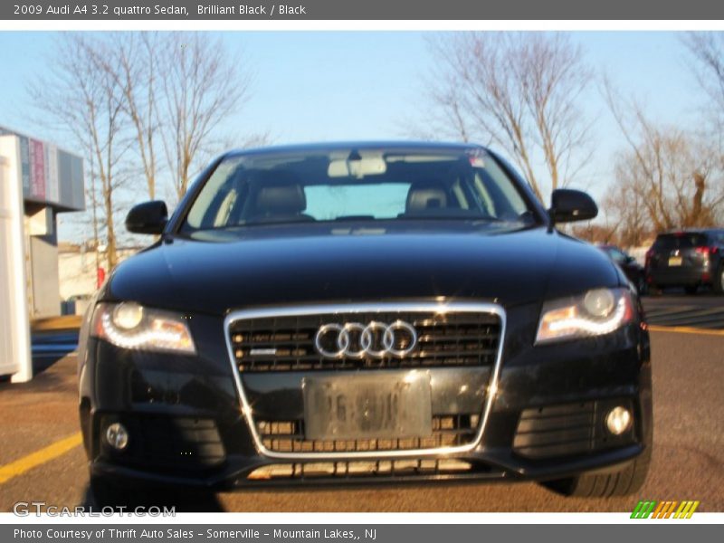 Brilliant Black / Black 2009 Audi A4 3.2 quattro Sedan