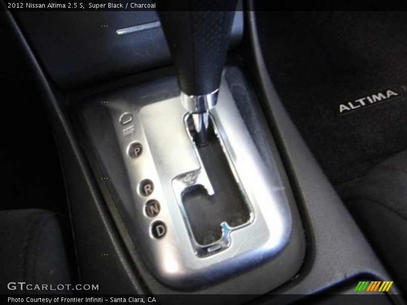 Super Black / Charcoal 2012 Nissan Altima 2.5 S