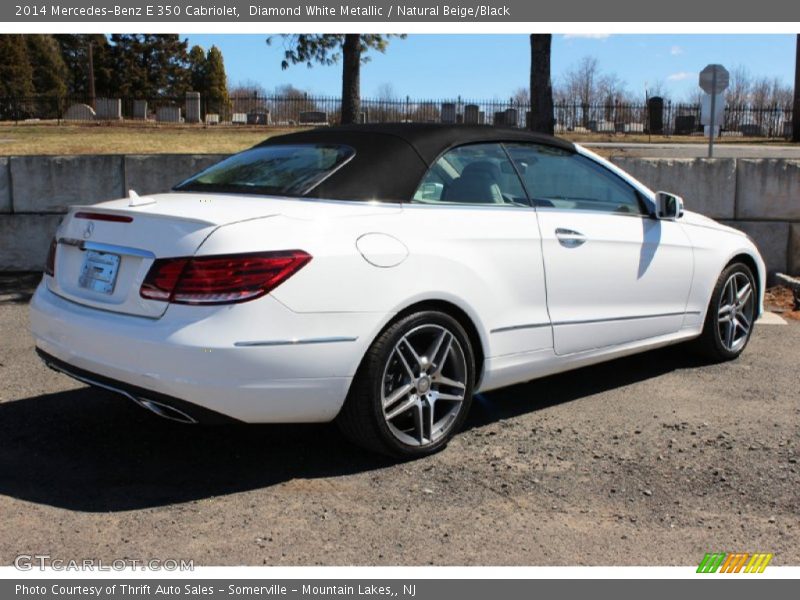 Diamond White Metallic / Natural Beige/Black 2014 Mercedes-Benz E 350 Cabriolet