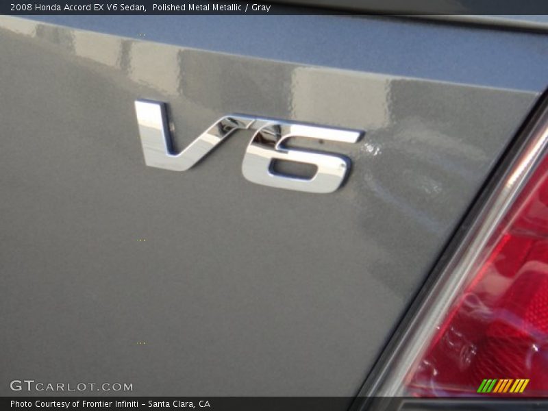 Polished Metal Metallic / Gray 2008 Honda Accord EX V6 Sedan
