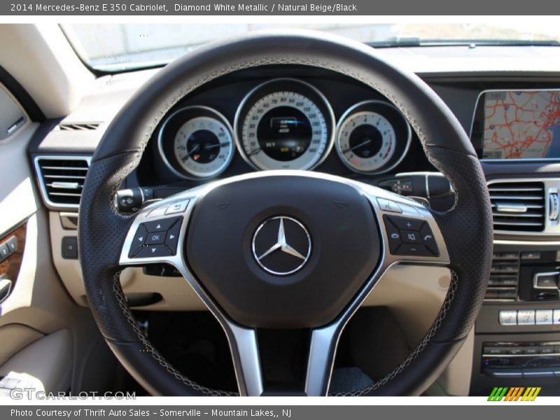 Diamond White Metallic / Natural Beige/Black 2014 Mercedes-Benz E 350 Cabriolet