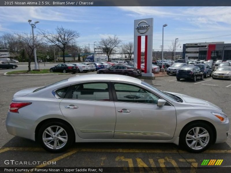 Brilliant Silver / Charcoal 2015 Nissan Altima 2.5 SV