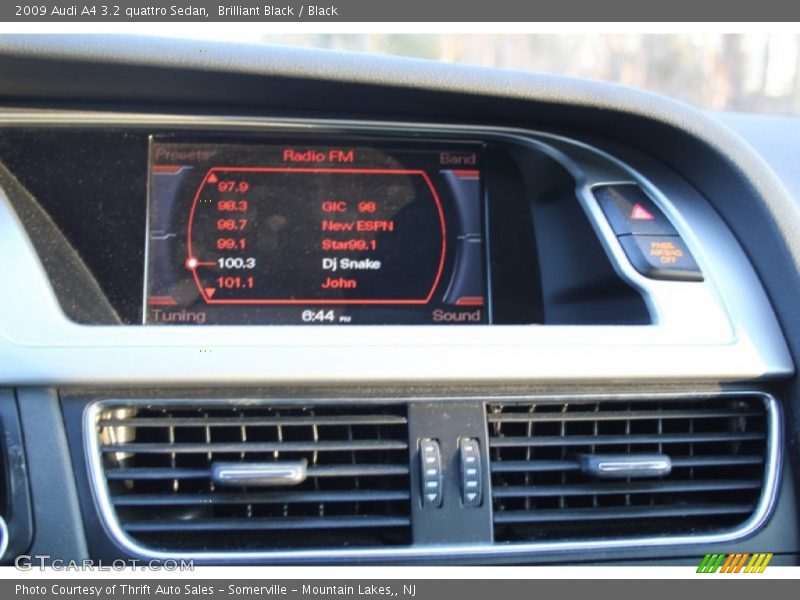 Brilliant Black / Black 2009 Audi A4 3.2 quattro Sedan