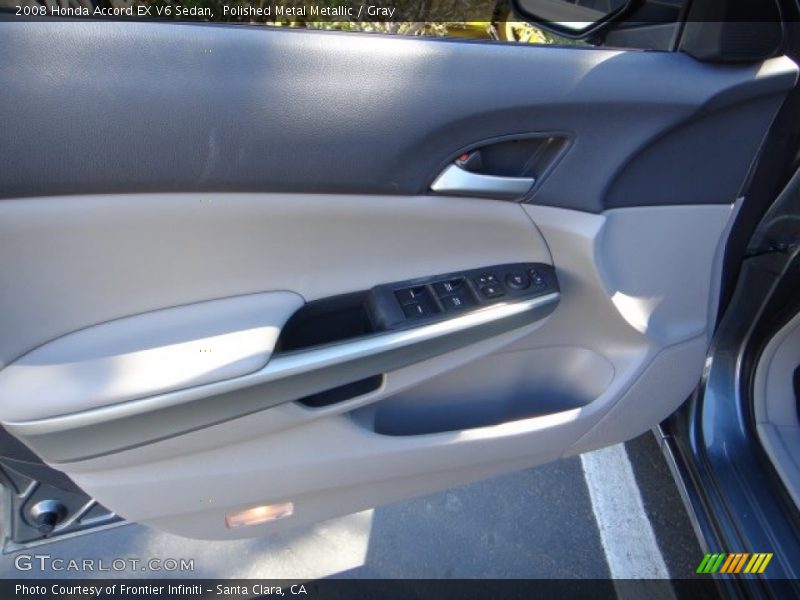 Polished Metal Metallic / Gray 2008 Honda Accord EX V6 Sedan