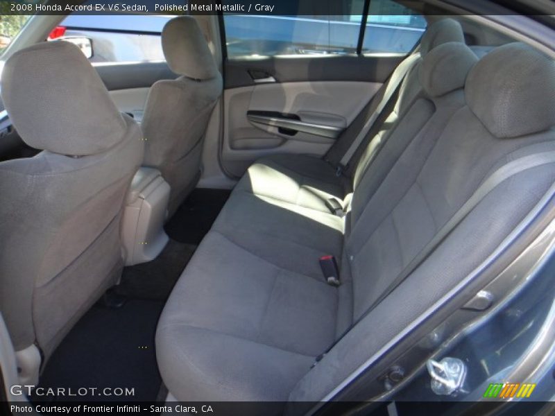 Polished Metal Metallic / Gray 2008 Honda Accord EX V6 Sedan