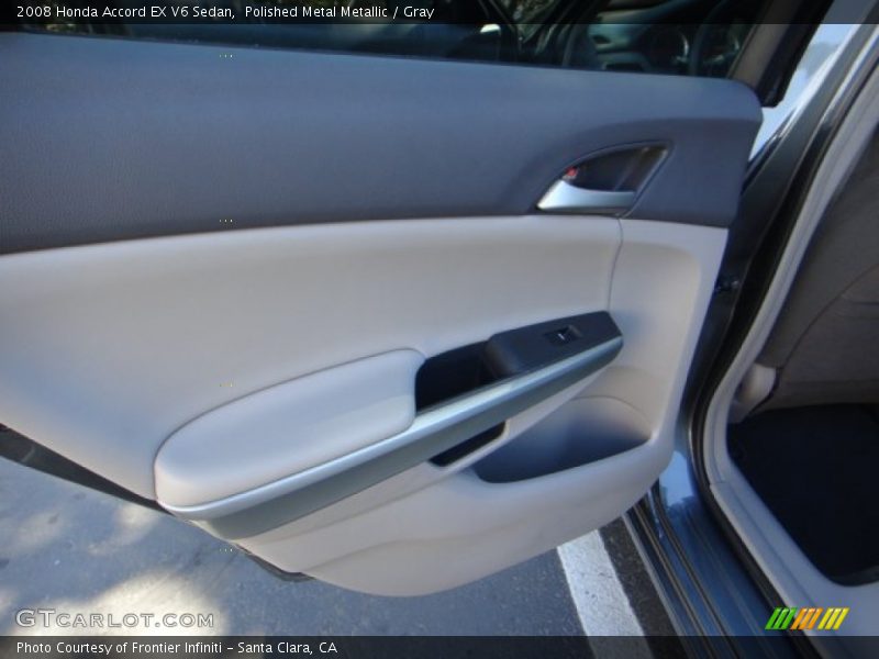 Polished Metal Metallic / Gray 2008 Honda Accord EX V6 Sedan