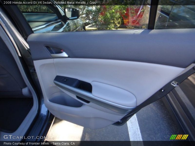 Polished Metal Metallic / Gray 2008 Honda Accord EX V6 Sedan