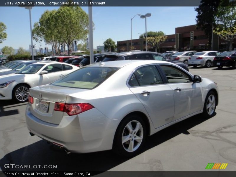 Forged Silver Metallic / Parchment 2012 Acura TSX Sedan