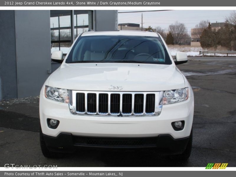 Stone White / Dark Graystone/Medium Graystone 2012 Jeep Grand Cherokee Laredo 4x4