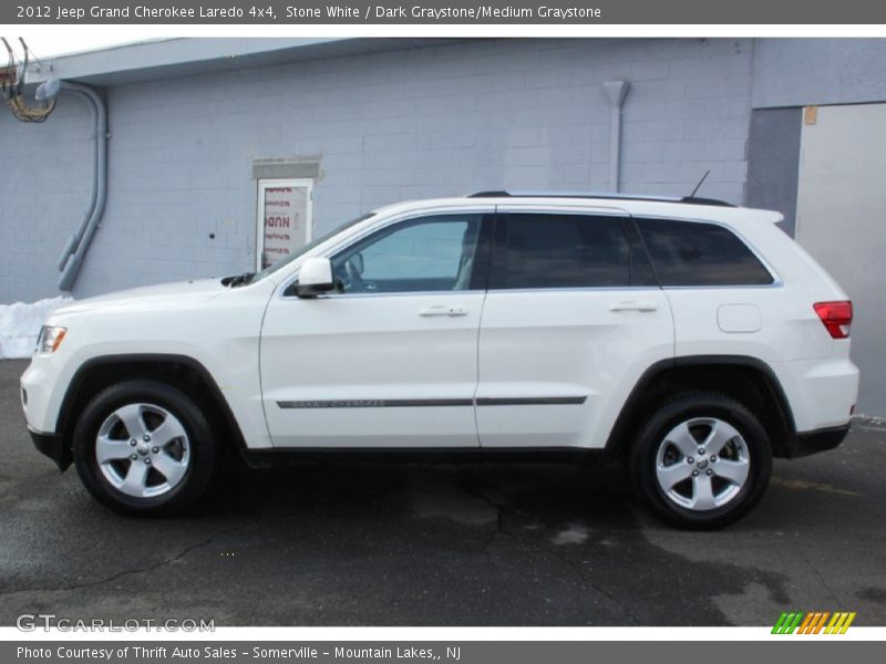 Stone White / Dark Graystone/Medium Graystone 2012 Jeep Grand Cherokee Laredo 4x4