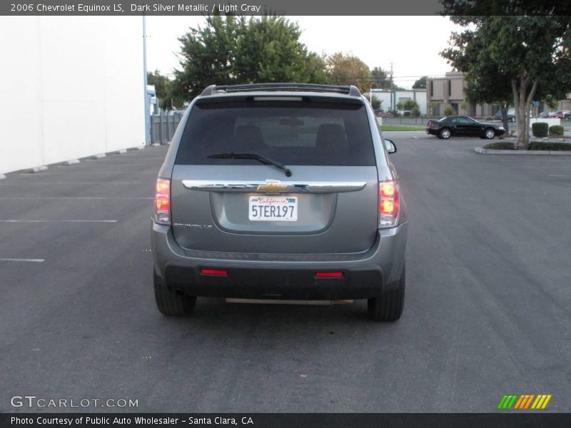 Dark Silver Metallic / Light Gray 2006 Chevrolet Equinox LS