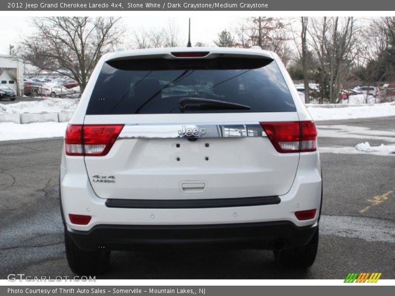 Stone White / Dark Graystone/Medium Graystone 2012 Jeep Grand Cherokee Laredo 4x4