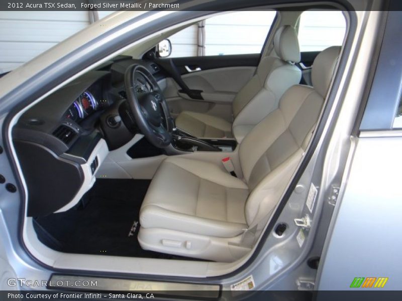 Forged Silver Metallic / Parchment 2012 Acura TSX Sedan