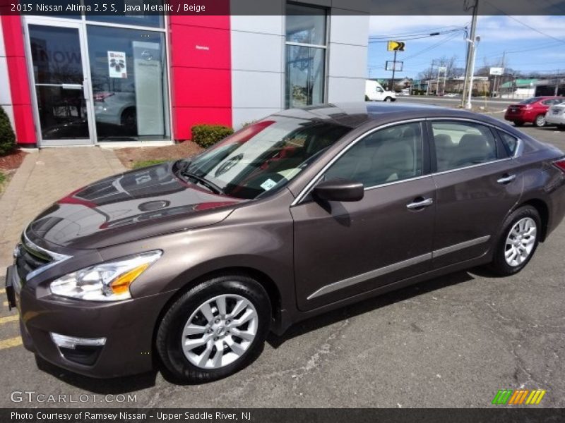 Java Metallic / Beige 2015 Nissan Altima 2.5 S