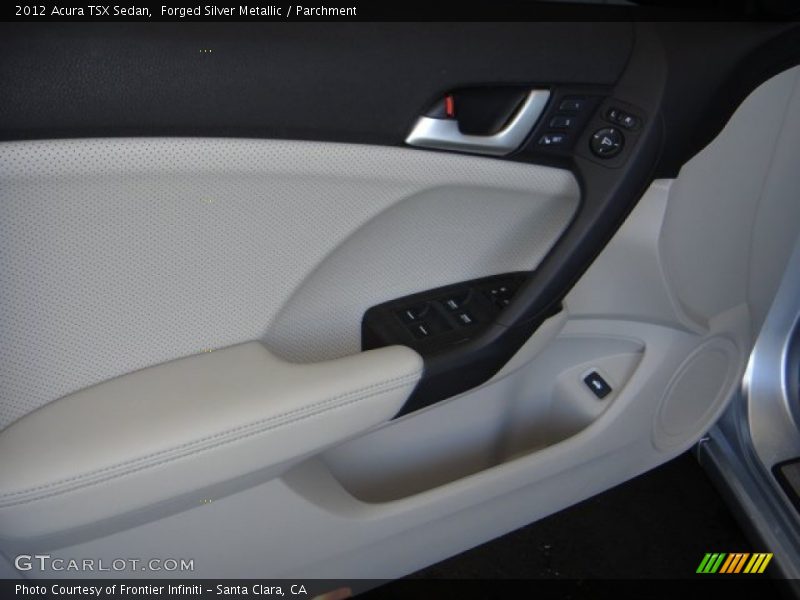 Forged Silver Metallic / Parchment 2012 Acura TSX Sedan