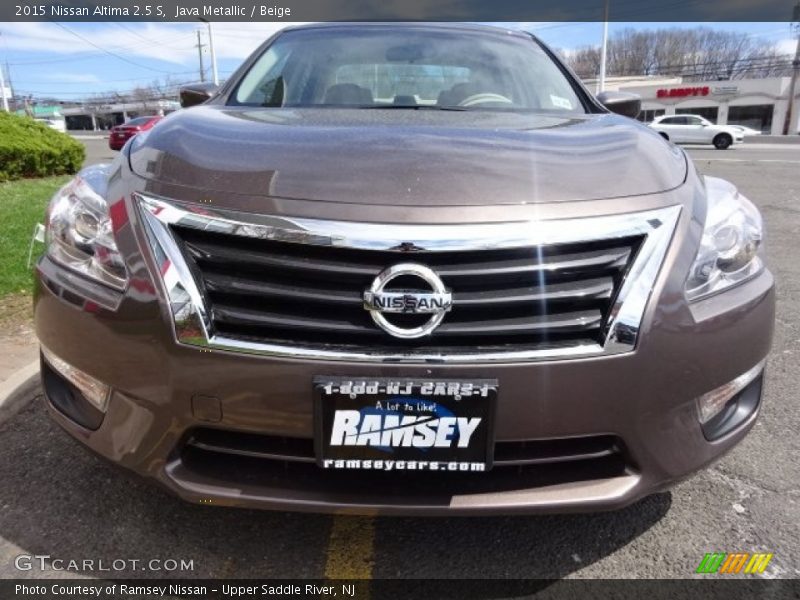 Java Metallic / Beige 2015 Nissan Altima 2.5 S