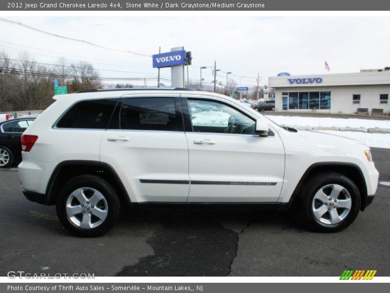 Stone White / Dark Graystone/Medium Graystone 2012 Jeep Grand Cherokee Laredo 4x4