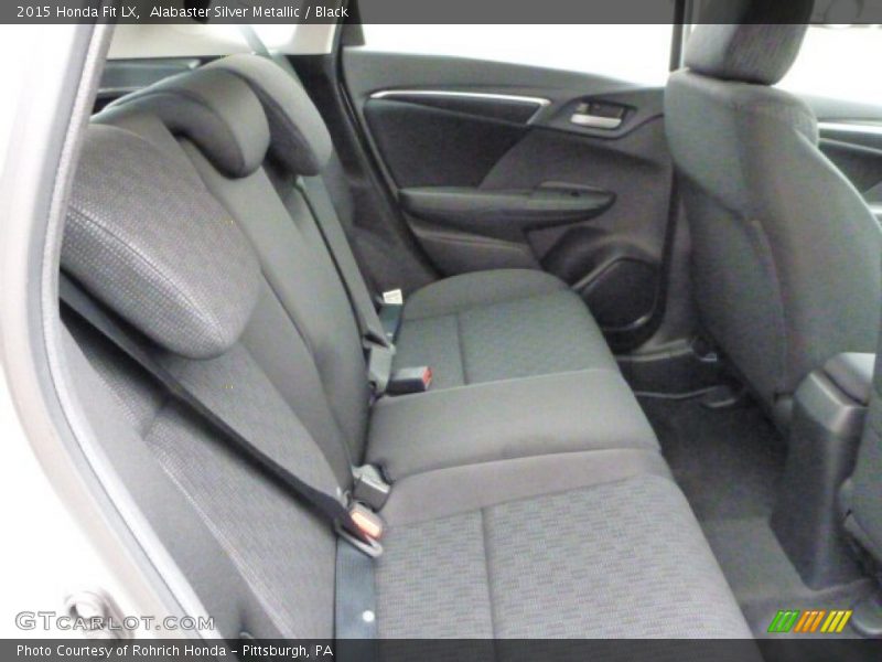 Alabaster Silver Metallic / Black 2015 Honda Fit LX