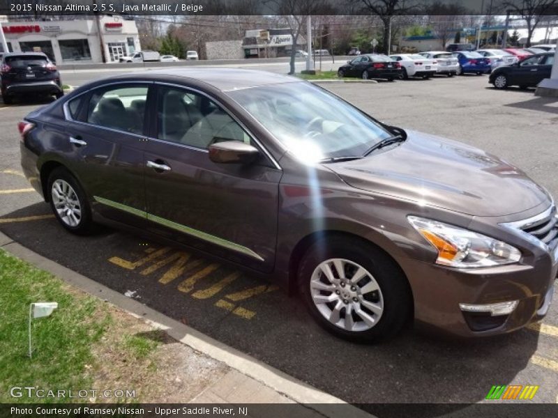 Java Metallic / Beige 2015 Nissan Altima 2.5 S