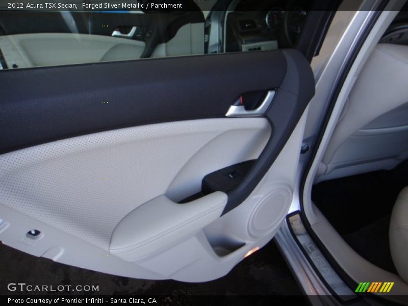Forged Silver Metallic / Parchment 2012 Acura TSX Sedan