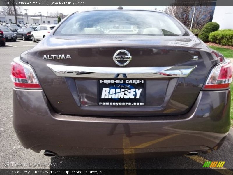 Java Metallic / Beige 2015 Nissan Altima 2.5 S