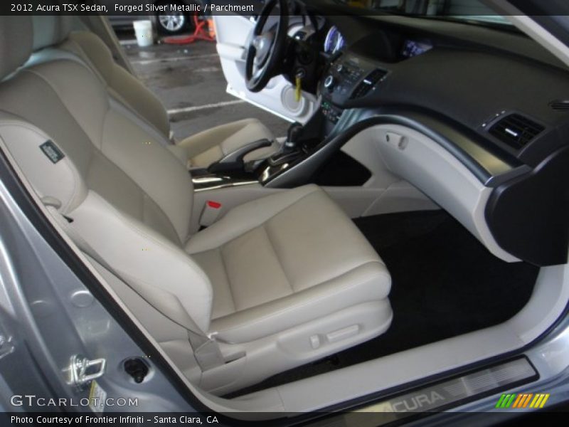 Forged Silver Metallic / Parchment 2012 Acura TSX Sedan