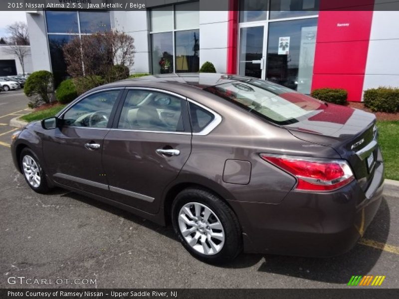 Java Metallic / Beige 2015 Nissan Altima 2.5 S