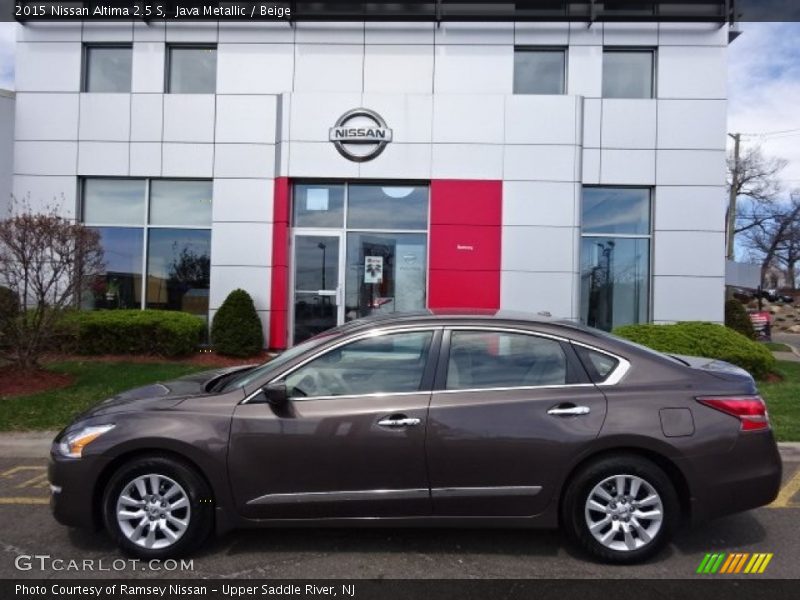 Java Metallic / Beige 2015 Nissan Altima 2.5 S