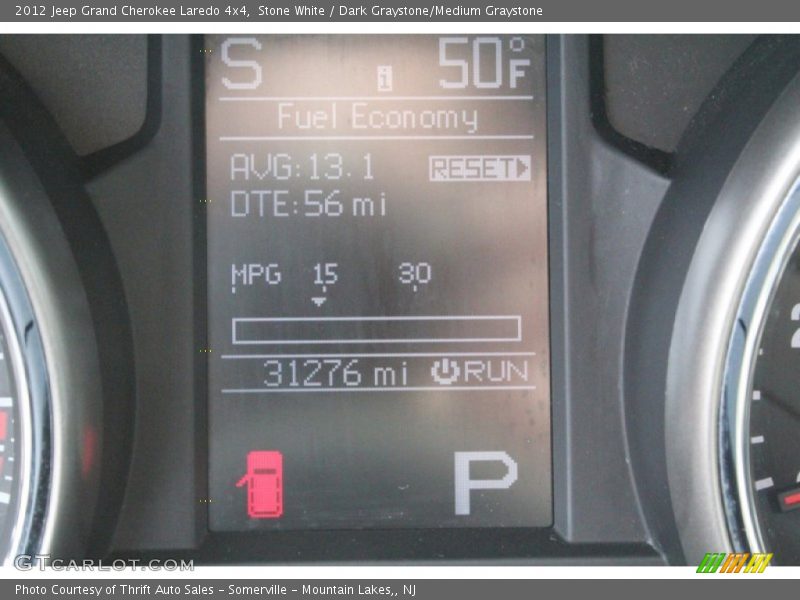 Stone White / Dark Graystone/Medium Graystone 2012 Jeep Grand Cherokee Laredo 4x4