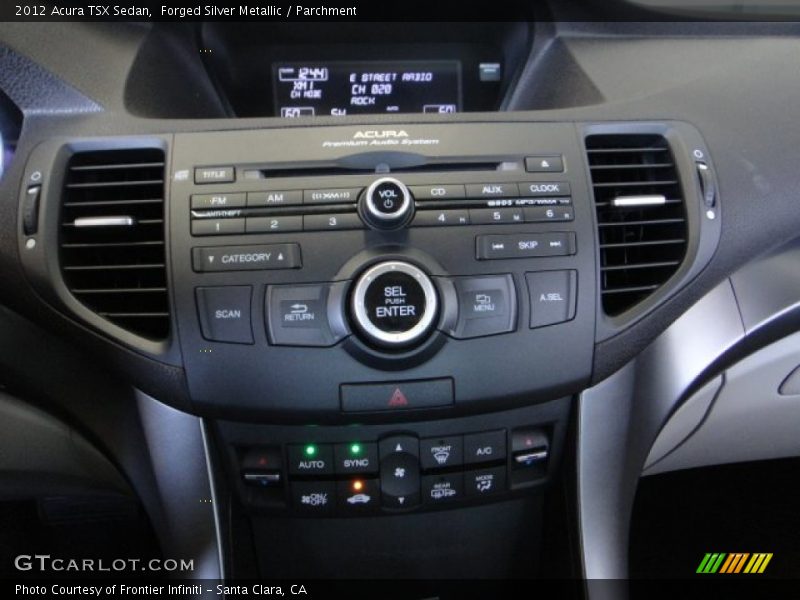 Forged Silver Metallic / Parchment 2012 Acura TSX Sedan