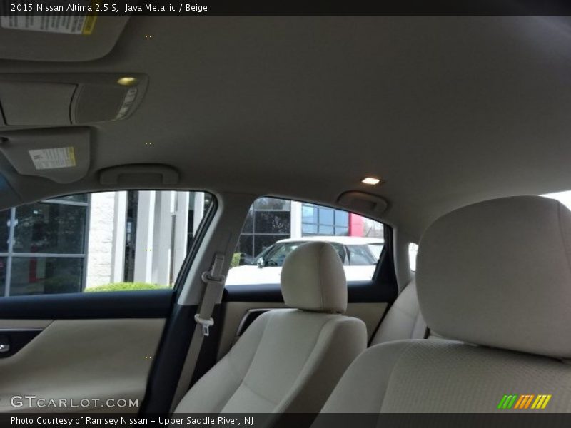 Java Metallic / Beige 2015 Nissan Altima 2.5 S