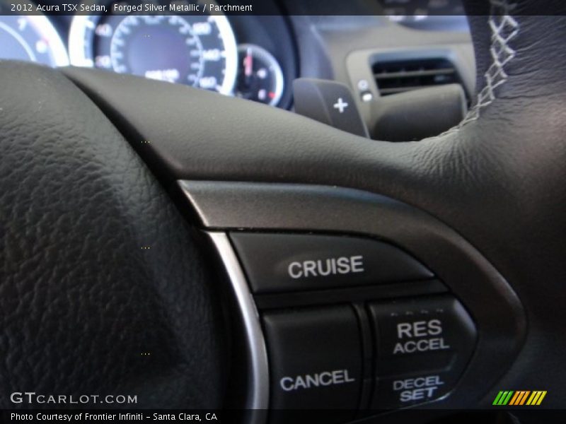 Forged Silver Metallic / Parchment 2012 Acura TSX Sedan