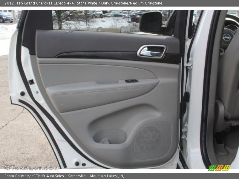Stone White / Dark Graystone/Medium Graystone 2012 Jeep Grand Cherokee Laredo 4x4