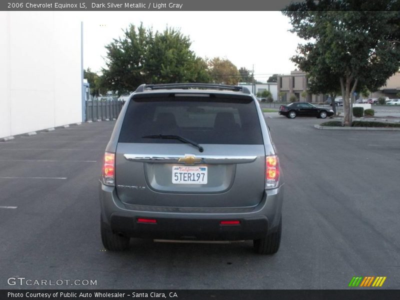 Dark Silver Metallic / Light Gray 2006 Chevrolet Equinox LS