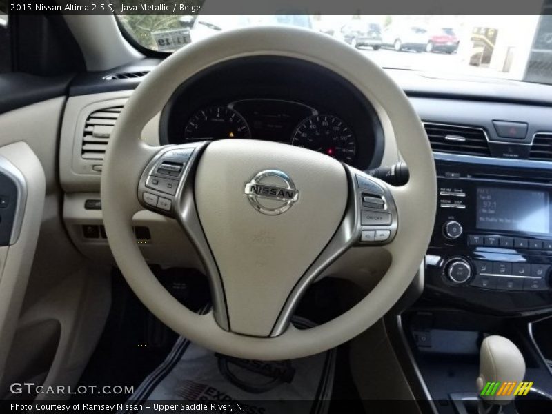 Java Metallic / Beige 2015 Nissan Altima 2.5 S