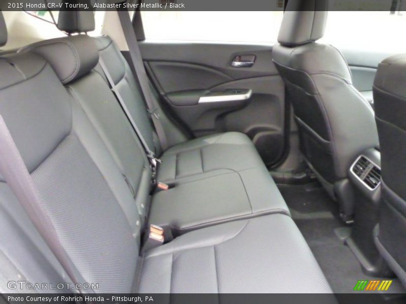 Alabaster Silver Metallic / Black 2015 Honda CR-V Touring