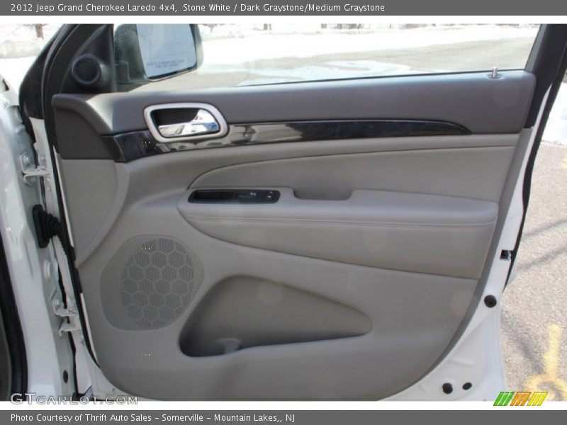 Stone White / Dark Graystone/Medium Graystone 2012 Jeep Grand Cherokee Laredo 4x4