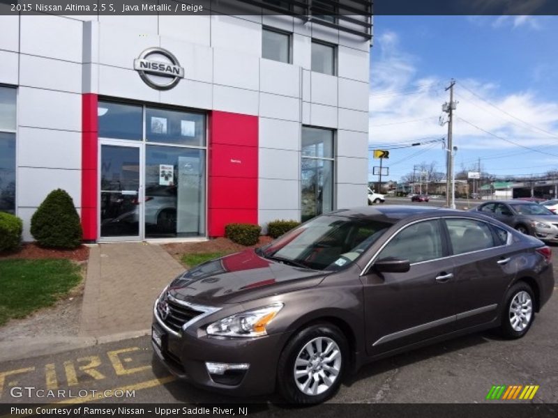 Java Metallic / Beige 2015 Nissan Altima 2.5 S
