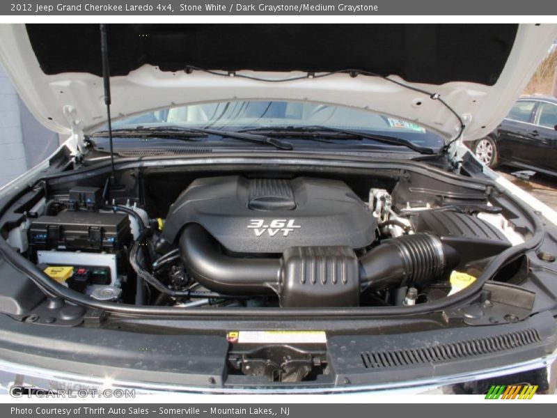 Stone White / Dark Graystone/Medium Graystone 2012 Jeep Grand Cherokee Laredo 4x4