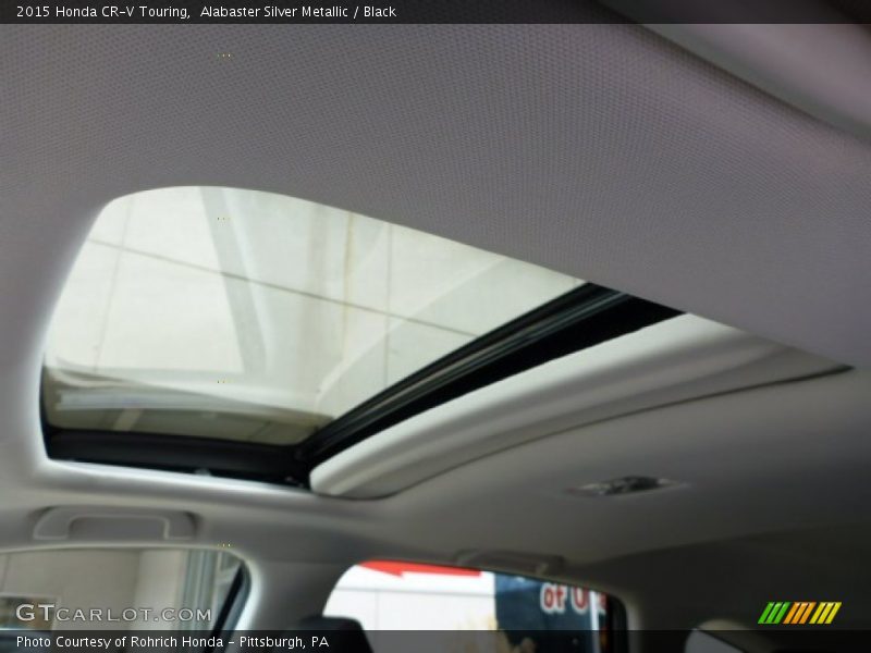 Alabaster Silver Metallic / Black 2015 Honda CR-V Touring
