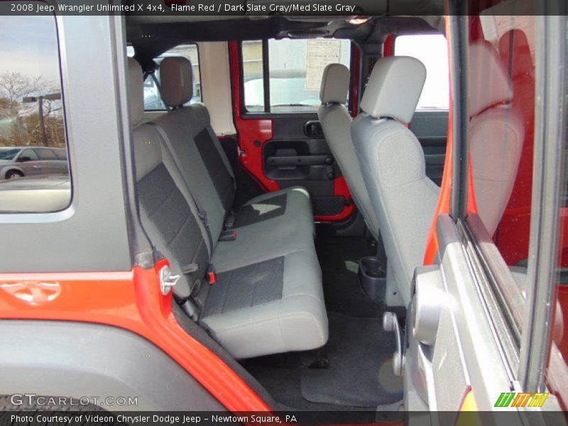 Flame Red / Dark Slate Gray/Med Slate Gray 2008 Jeep Wrangler Unlimited X 4x4