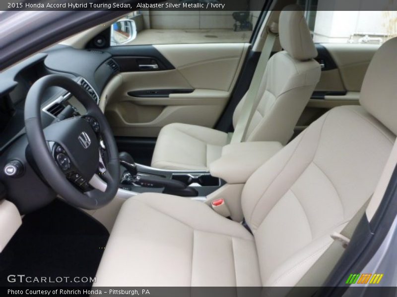  2015 Accord Hybrid Touring Sedan Ivory Interior