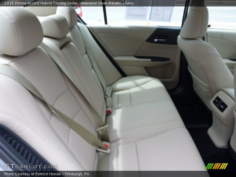 Alabaster Silver Metallic / Ivory 2015 Honda Accord Hybrid Touring Sedan