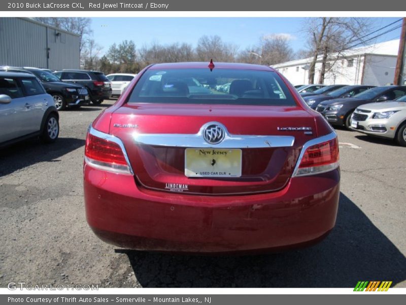 Red Jewel Tintcoat / Ebony 2010 Buick LaCrosse CXL