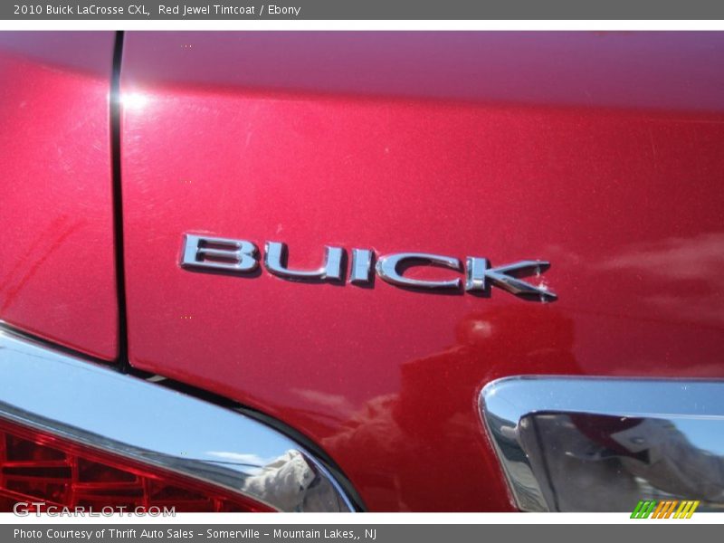 Red Jewel Tintcoat / Ebony 2010 Buick LaCrosse CXL