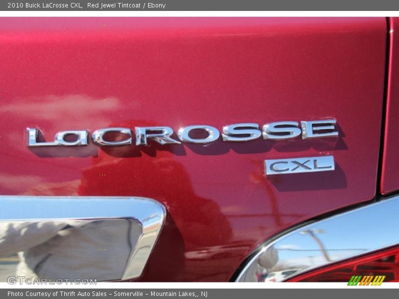Red Jewel Tintcoat / Ebony 2010 Buick LaCrosse CXL