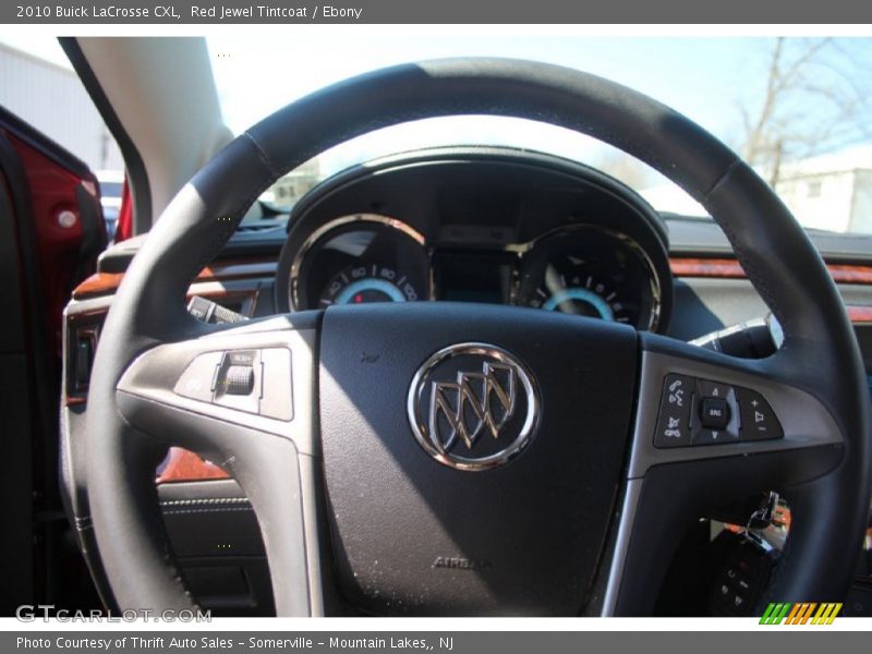 Red Jewel Tintcoat / Ebony 2010 Buick LaCrosse CXL
